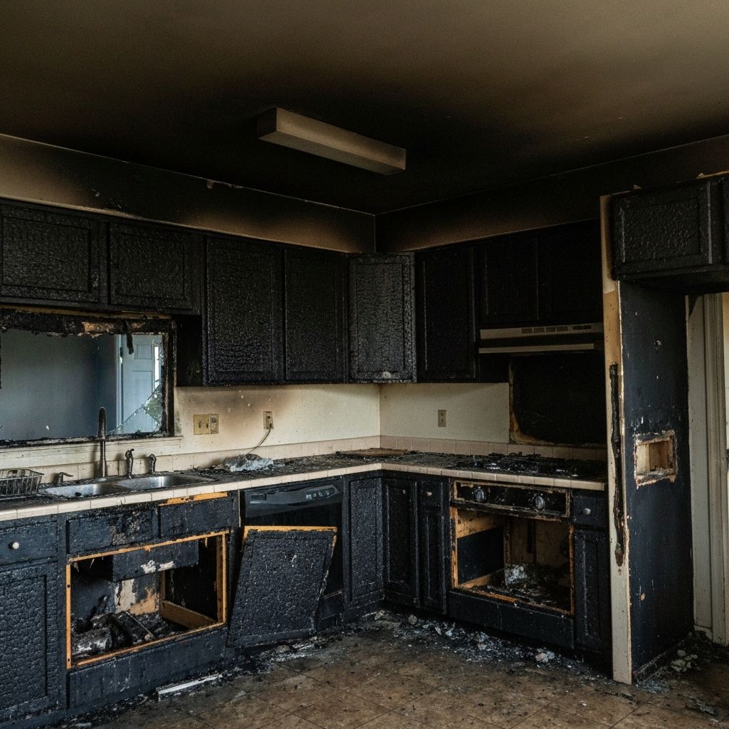 Fire Damage Restoration - Before