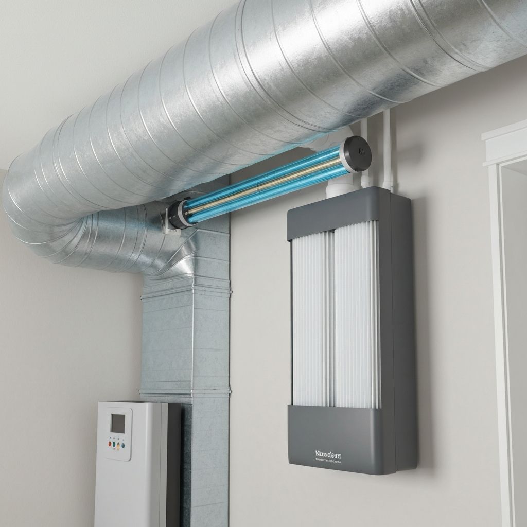 Professional air purification equipment in HVAC system